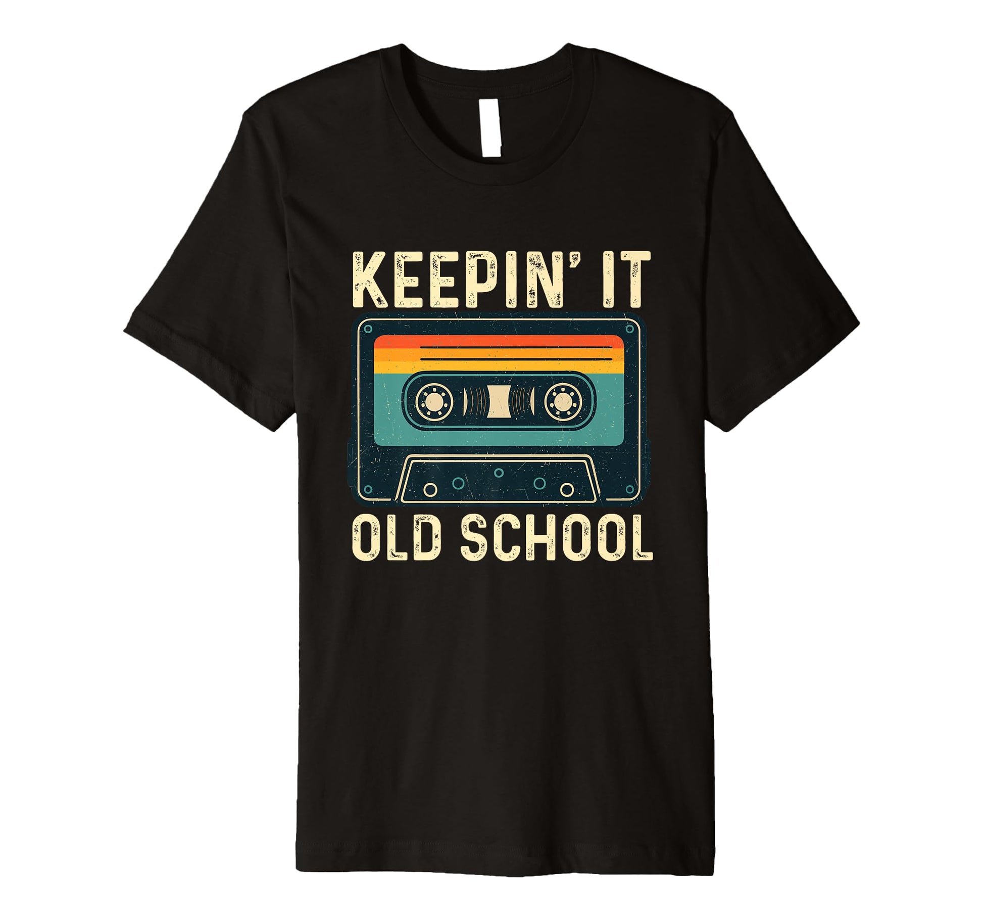 Keepin It Old School 80S 90S Old T-Shirt - Aesthetic Graphic for Adults - T-Shirt, Sweatshirt, Hoodie