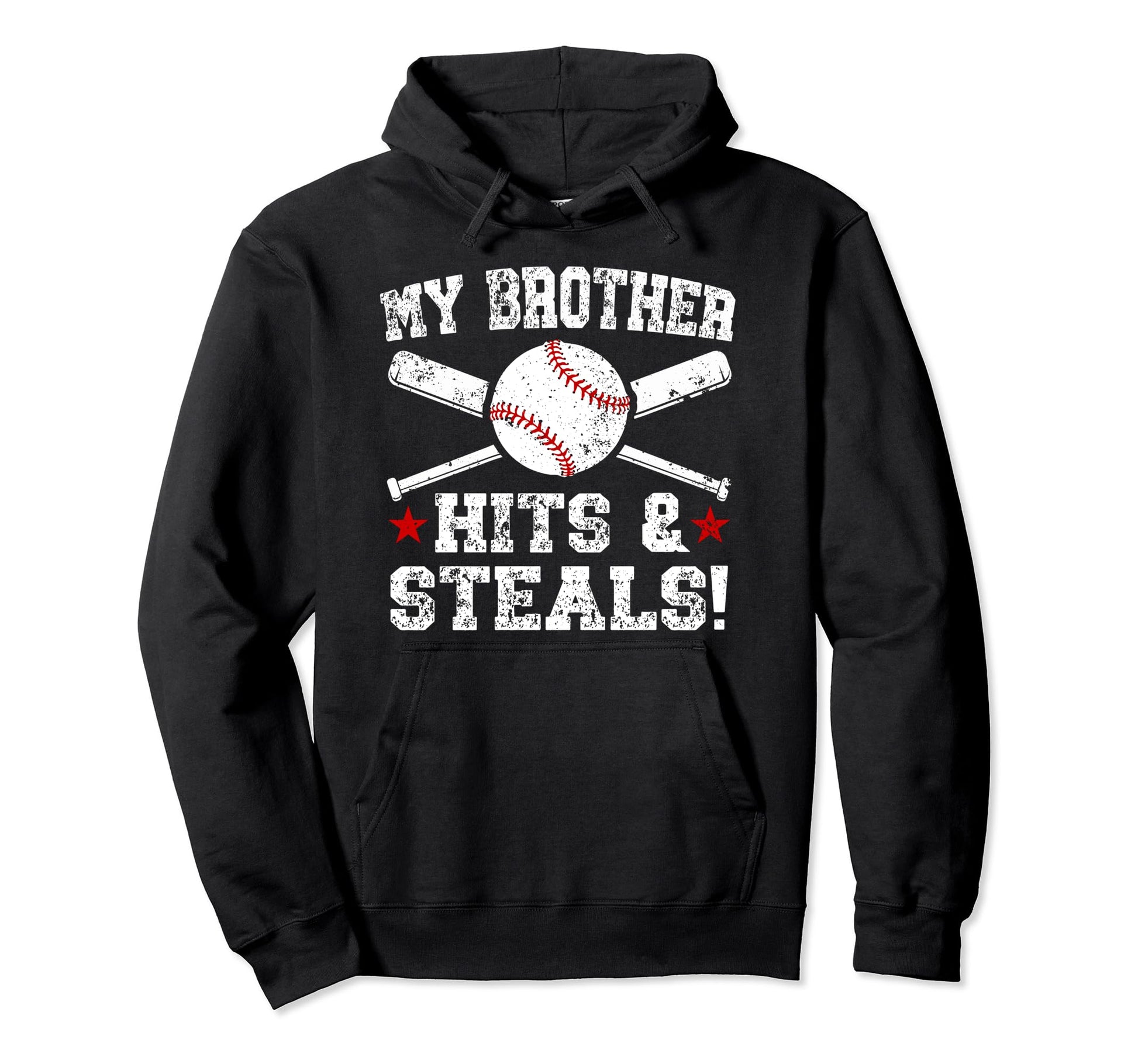 My Brother Funny Baseball Brother Hoodie - Unique Graphic for Adults - T-Shirt, Sweatshirt, Hoodie