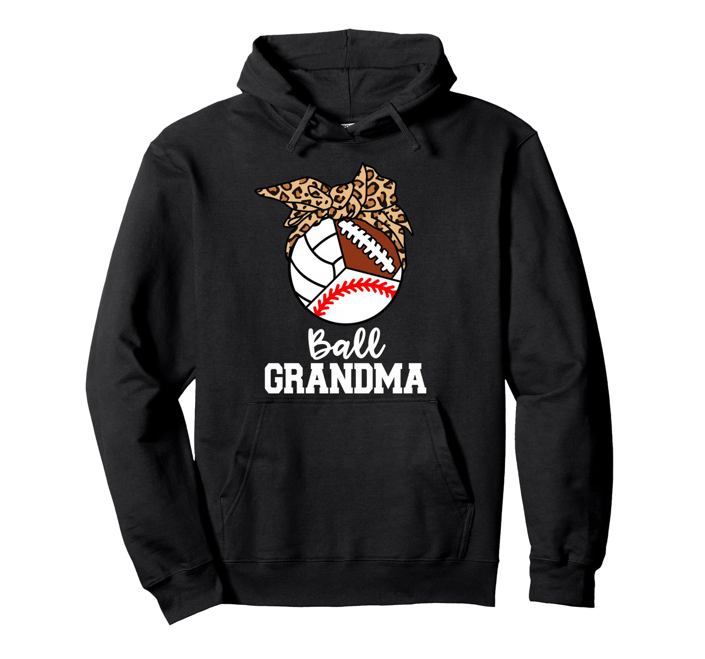 Ball Grandma Baseball Volleyball Hoodie - Aesthetic Graphic Unisex - T-Shirt, Sweatshirt, Hoodie