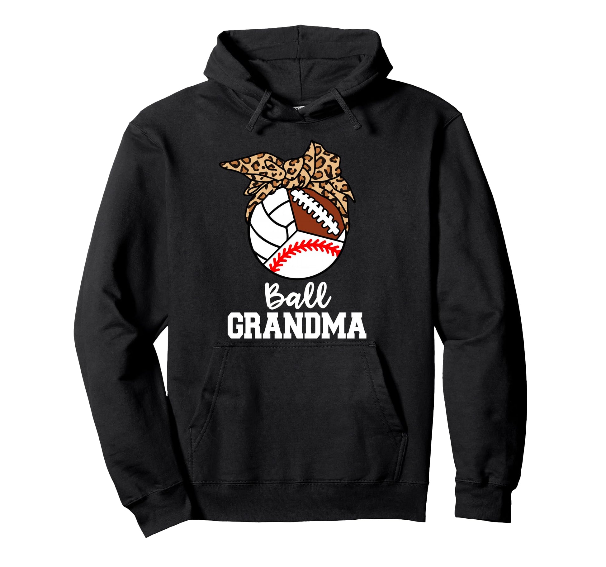 Ball Grandma Baseball Volleyball Hoodie - Aesthetic Graphic Unisex - T-Shirt, Sweatshirt, Hoodie