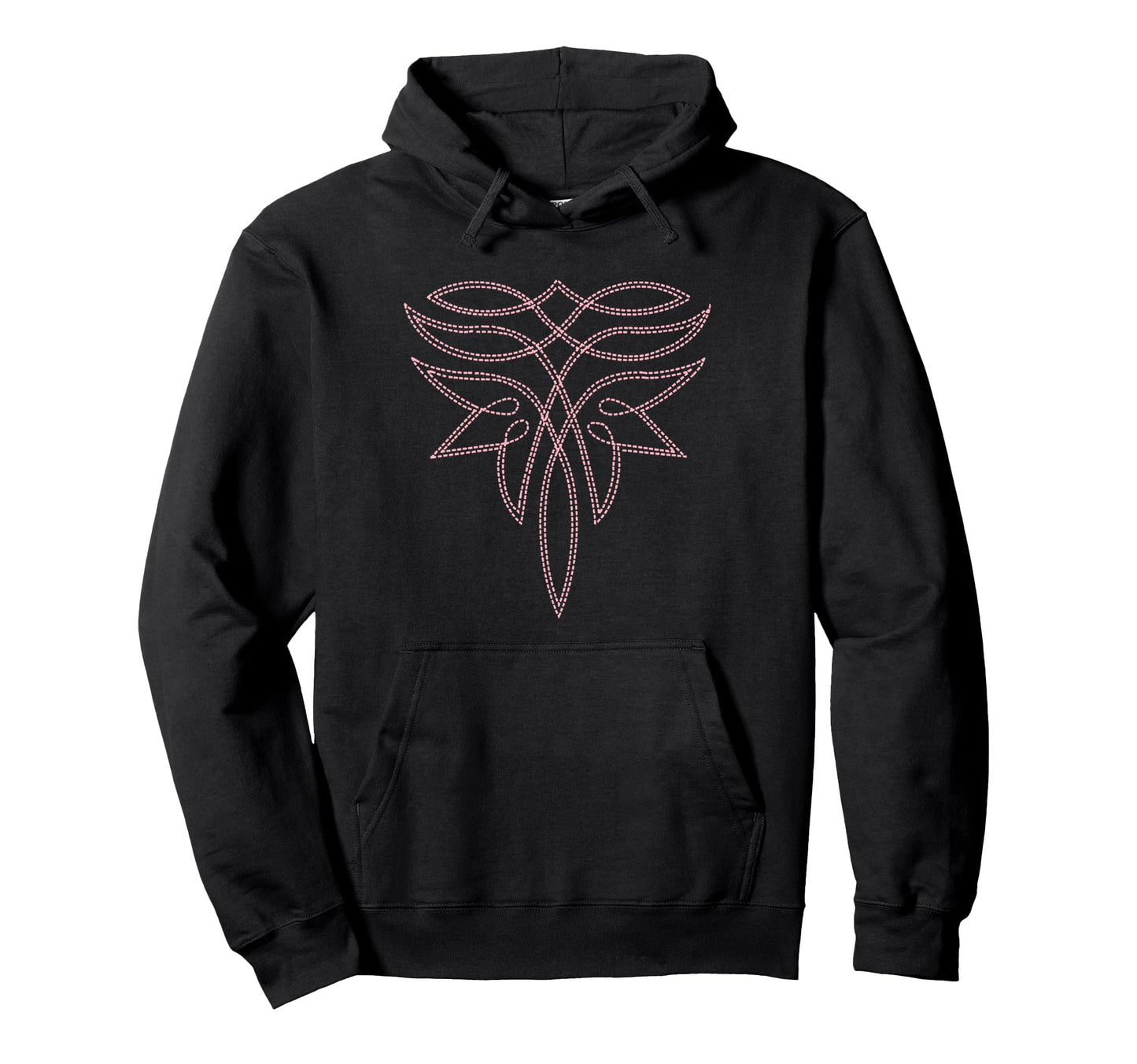 Western Cowboy Boot Stitch Minimalist Hoodie - Minimalist Print Unisex - T-Shirt, Sweatshirt, Hoodie