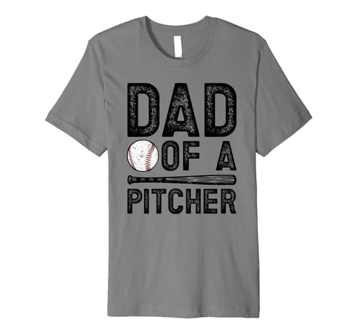 Mens Dad Baseball Pitcher Dad Baseball T-Shirt - Graphic Print Men Women - T-Shirt, Sweatshirt, Hoodie