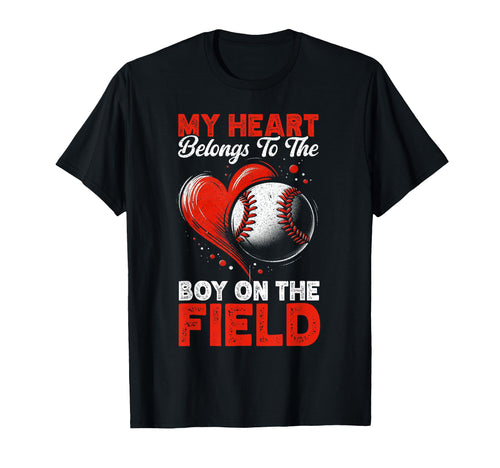 My Heart Belongs To Field T-Shirt - Casual Everyday Wear Men Women - T-Shirt, Sweatshirt, Hoodie