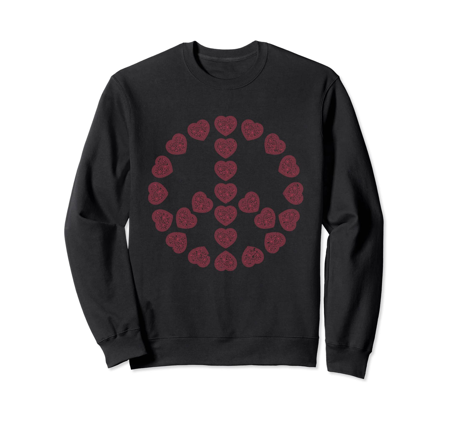 Peace Hippie Gift Love Kindness Joy Sweatshirt - Minimalist Print Unisex - T-Shirt, Sweatshirt, Hoodie