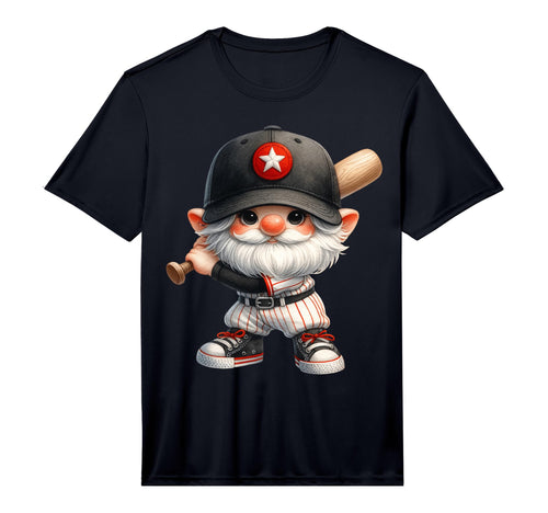 Baseball Dad Gnome Baseball Bat Grandpa T-Shirt - Graphic Print for Adults - T-Shirt, Sweatshirt, Hoodie