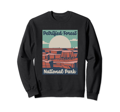 Petrified Forest Park Wpa Sweatshirt - Minimalist Print for Adults - T-Shirt, Sweatshirt, Hoodie