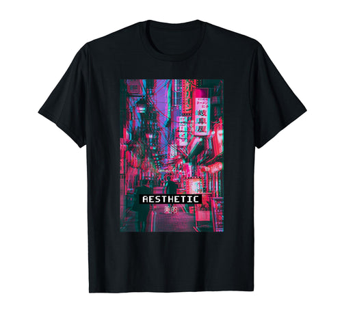 Aesthetic Vaporwave Aesthetic Japan T-Shirt - Graphic Print Men Women - T-Shirt, Sweatshirt, Hoodie