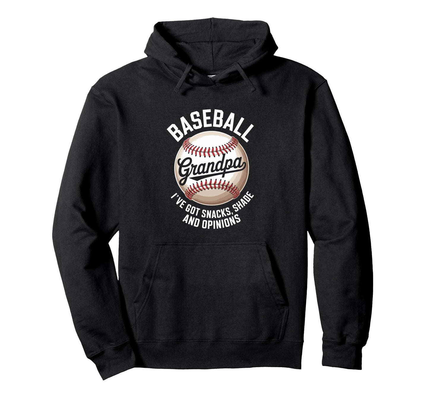Funny Grandpa Baseball Player Fathers Hoodie - Custom Art Print Men Women - T-Shirt, Sweatshirt, Hoodie