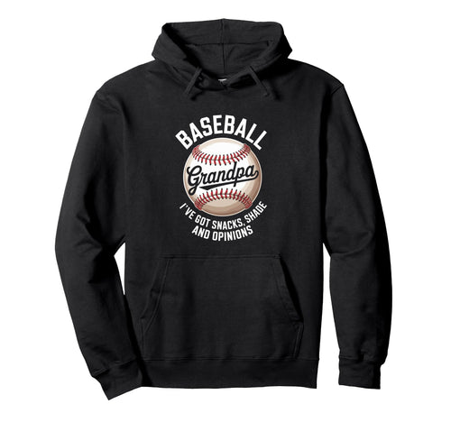 Funny Grandpa Baseball Player Fathers Hoodie - Custom Art Print Men Women - T-Shirt, Sweatshirt, Hoodie