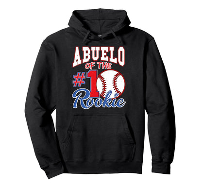 Grandpa Abuelo Number 1 Rookie Hoodie - Casual Everyday Wear for Adults - T-Shirt, Sweatshirt, Hoodie