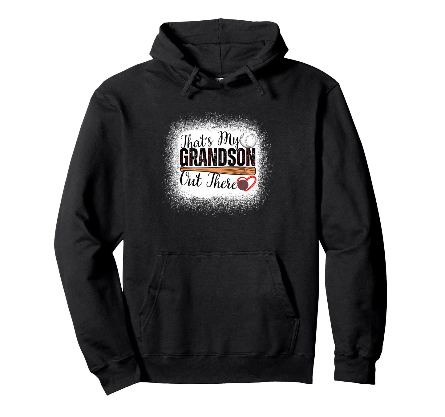 Thats My Grandson Out There Baseball Hoodie - Custom Art Print for Adults - T-Shirt, Sweatshirt, Hoodie