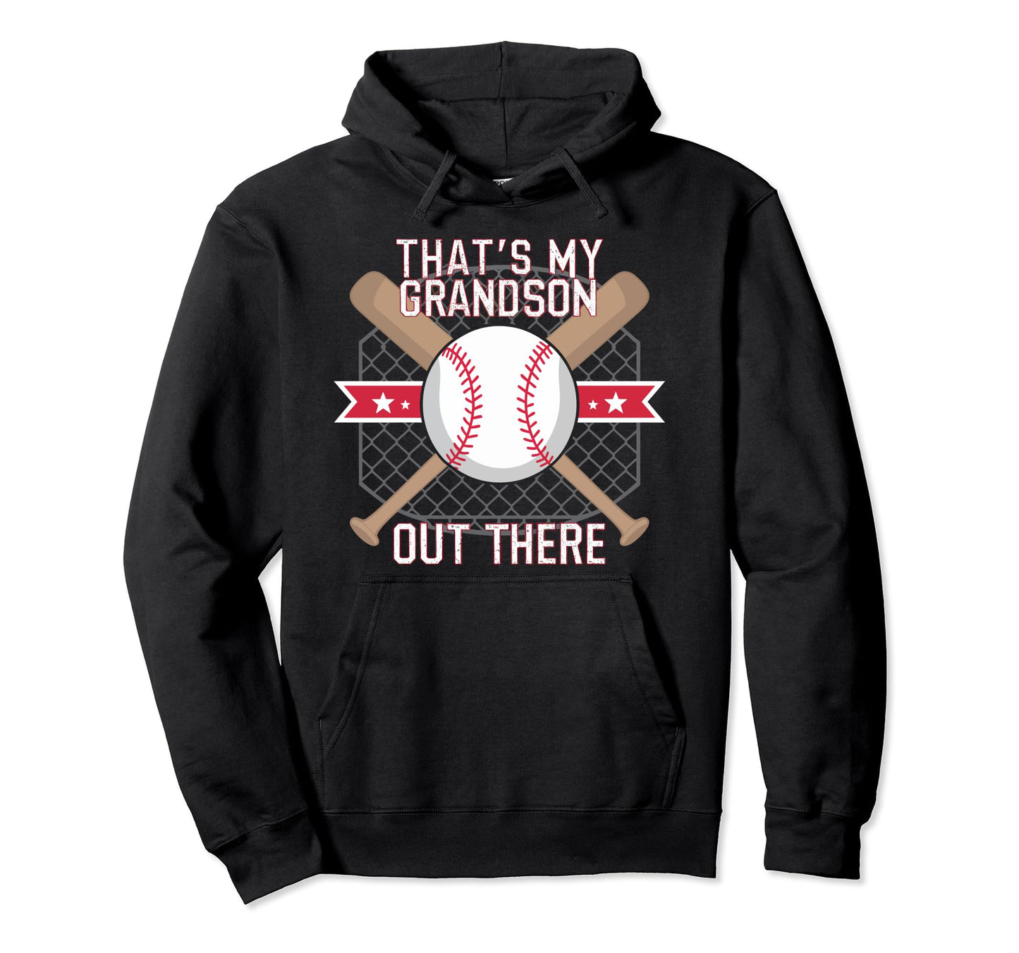 Baseball Grandpa Grandfather Gramps Hoodie - Graphic Print Men Women - T-Shirt, Sweatshirt, Hoodie
