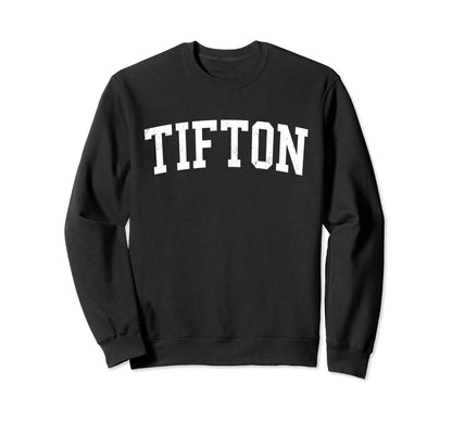 Tifton Ga Distressed White Varsity Sweatshirt - Custom Art Print Unisex - T-Shirt, Sweatshirt, Hoodie