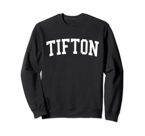 Tifton Ga Distressed White Varsity Sweatshirt - Custom Art Print Unisex - T-Shirt, Sweatshirt, Hoodie
