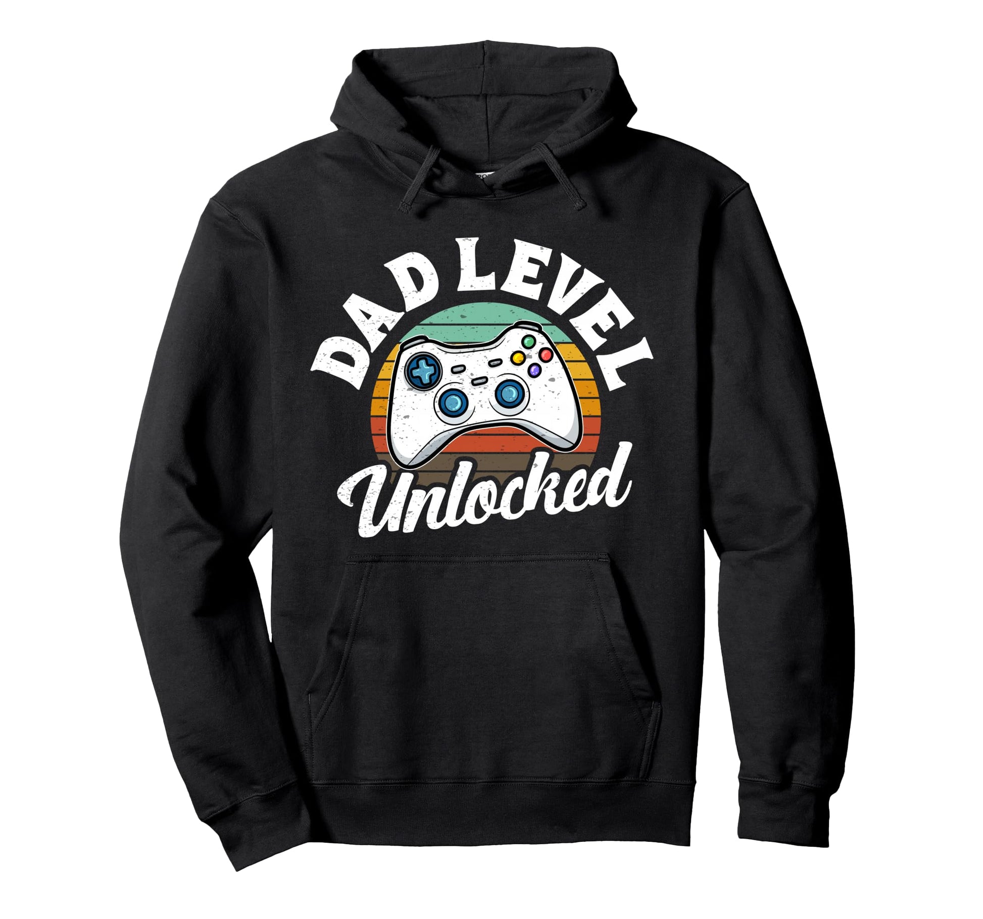 Dad Level Unlocked Fathers Day Papa Hoodie - Aesthetic Graphic Men Women - T-Shirt, Sweatshirt, Hoodie