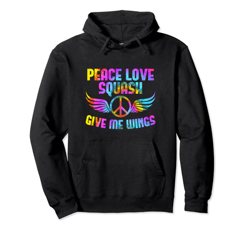Squash Player Squash Peace Dove Peace Hoodie - Minimalist Print Men Women - T-Shirt, Sweatshirt, Hoodie