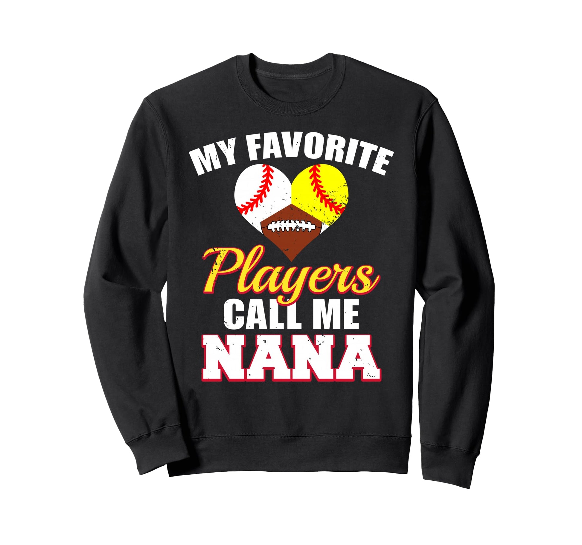 My Favorite Players Baseball Softball Sweatshirt - Trendy Graphic Unisex - T-Shirt, Sweatshirt, Hoodie