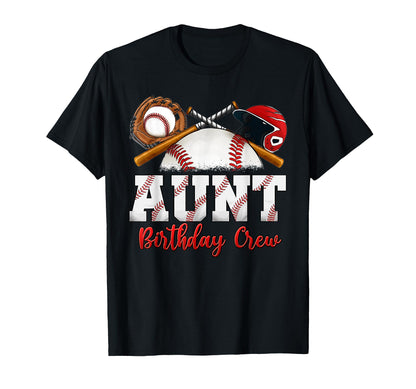 Baseball Birthday Party Sports T-Shirt - Casual Everyday Wear Unisex - T-Shirt, Sweatshirt, Hoodie
