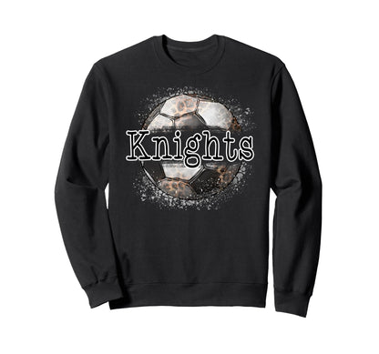 Knights Soccer Mom Game Day School Sweatshirt - Unique Graphic Unisex - T-Shirt, Sweatshirt, Hoodie