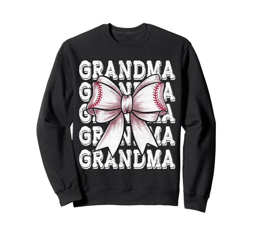 Coquette Baseball Grandma Sweatshirt - Aesthetic Graphic Men Women - T-Shirt, Sweatshirt, Hoodie
