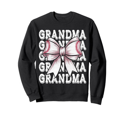 Coquette Baseball Grandma Matching Sweatshirt - Streetwear Style Unisex - T-Shirt, Sweatshirt, Hoodie