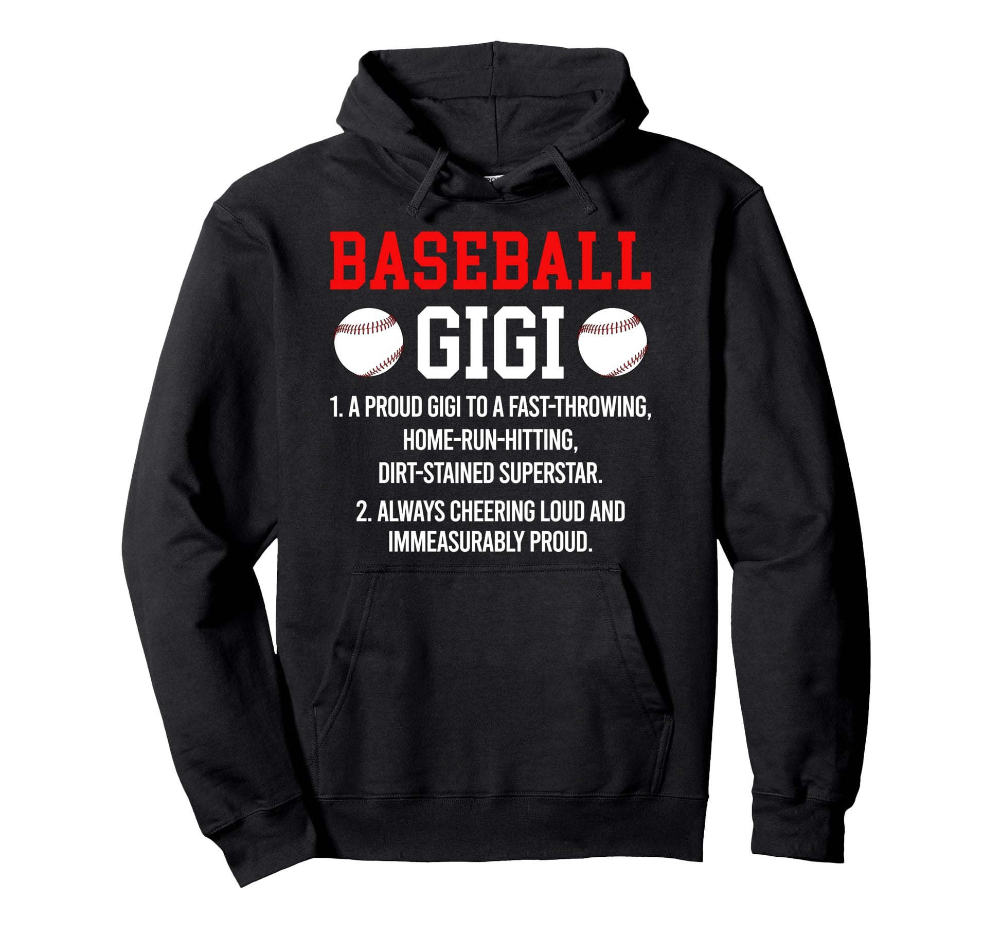 Baseball Gigi Definition Gigi Hoodie - Streetwear Style for Adults - T-Shirt, Sweatshirt, Hoodie