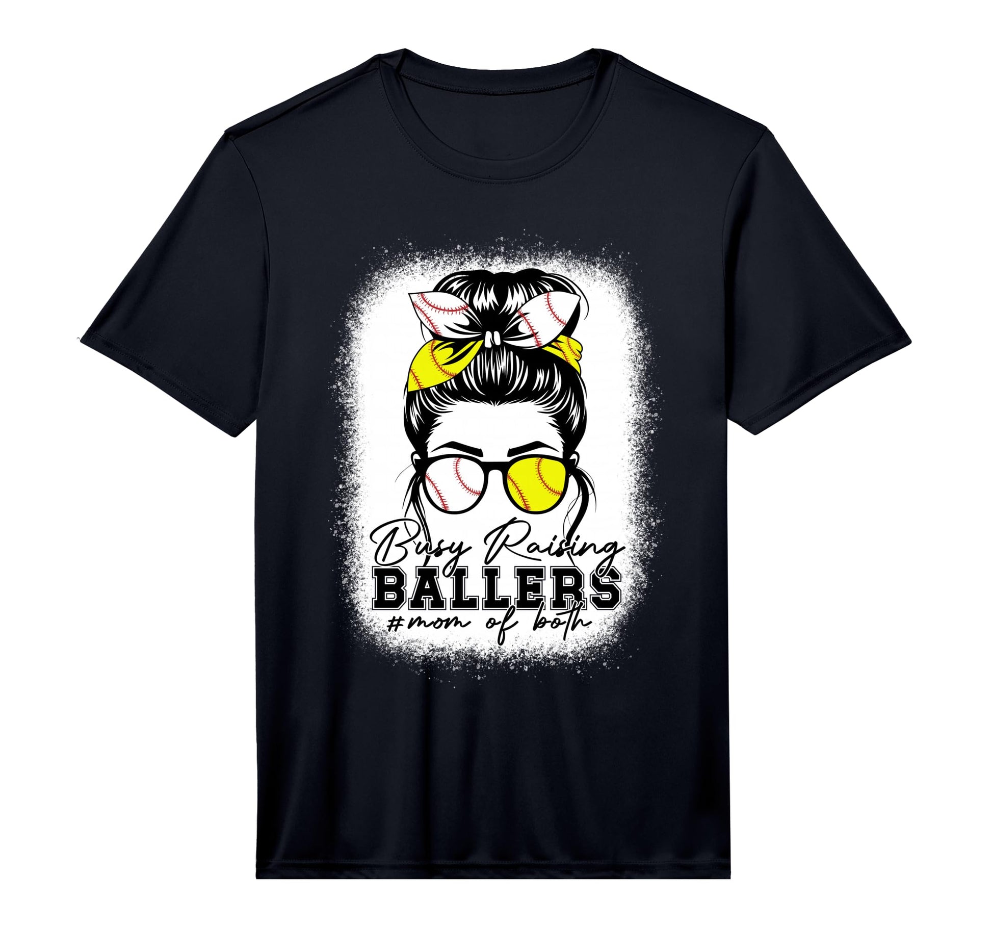 Busy Raising Ballers Baseball Softball T-Shirt - Trendy Graphic Unisex - T-Shirt, Sweatshirt, Hoodie