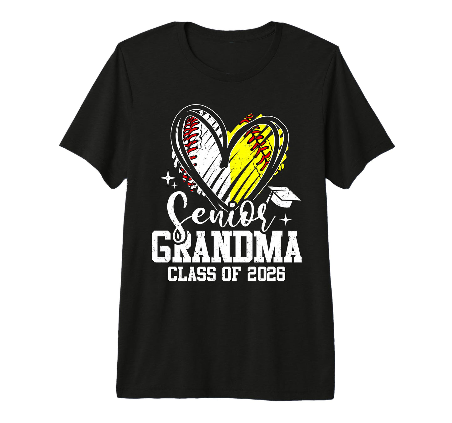 Proud Senior Grandma 2026 T-Shirt - Casual Everyday Wear Men Women - T-Shirt, Sweatshirt, Hoodie