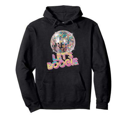 Disco Ball Lets Boogie Fever Discoball Hoodie - Custom Art Print Men Women - T-Shirt, Sweatshirt, Hoodie