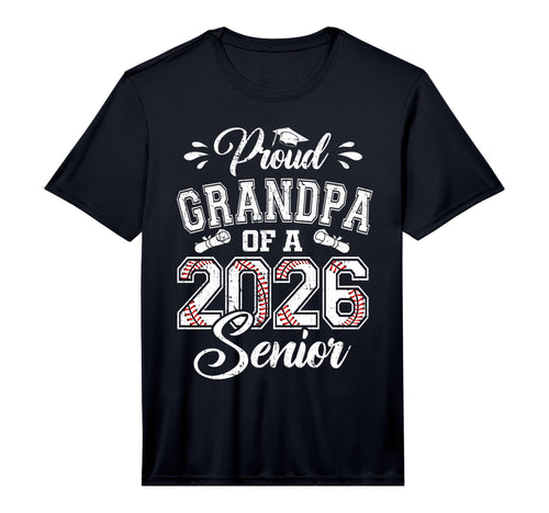 Mens Proud Grandpa 2026 Senior T-Shirt - Trendy Graphic for Adults - T-Shirt, Sweatshirt, Hoodie