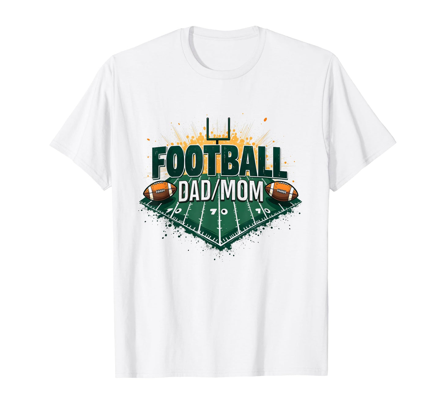 Football Dad Mom Proud Parent Game Day T-Shirt - Graphic Print Unisex - T-Shirt, Sweatshirt, Hoodie
