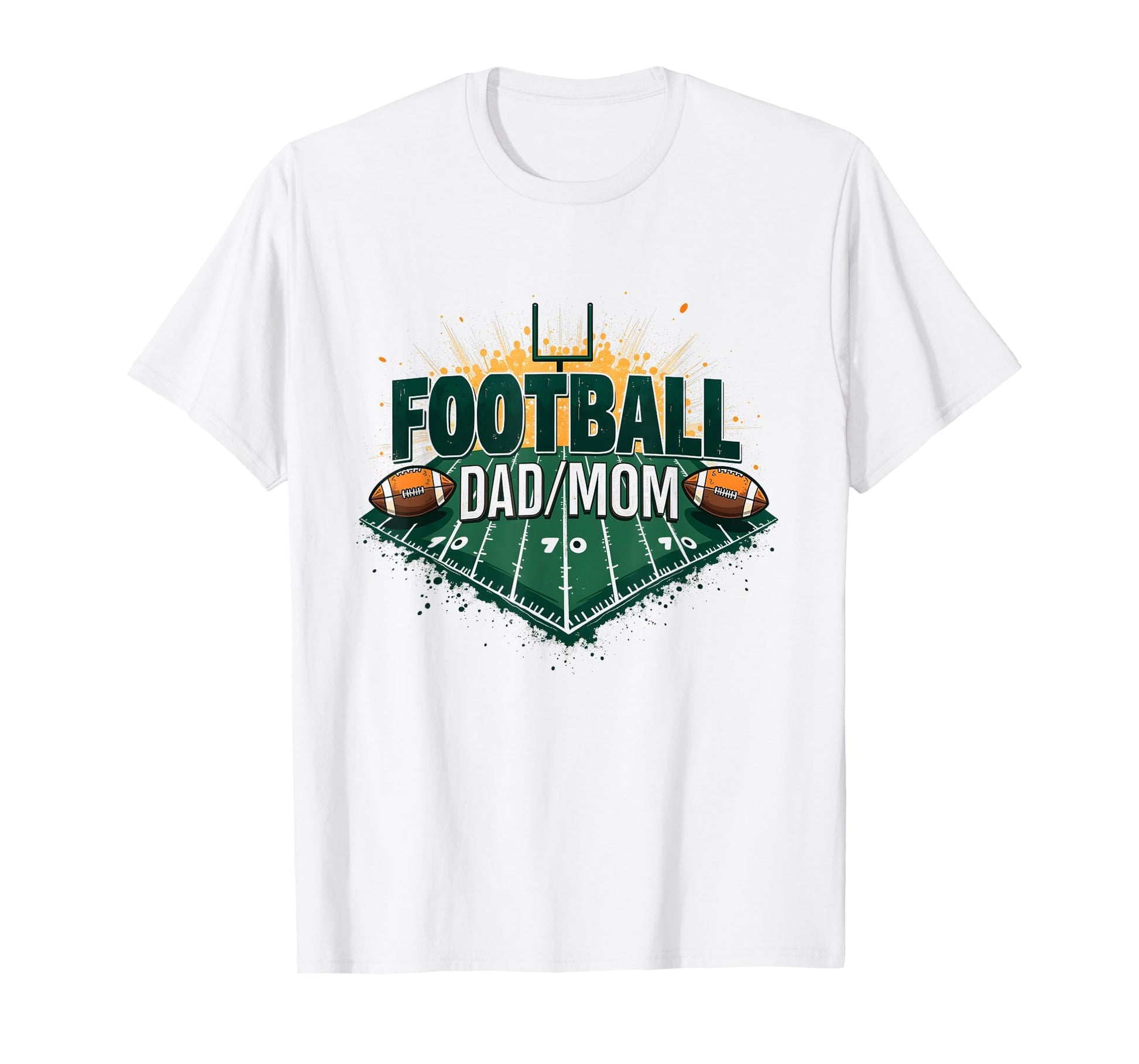Football Dad Mom Proud Parent Game Day T-Shirt - Graphic Print Unisex - T-Shirt, Sweatshirt, Hoodie