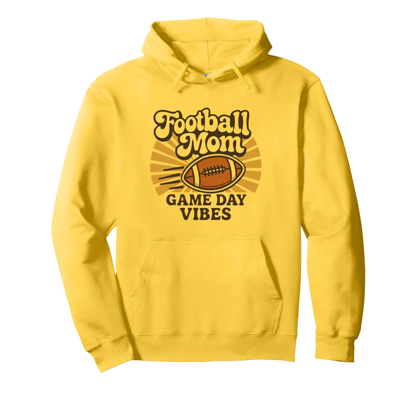 Football Mom Game Day Vibes High Hoodie - Streetwear Style Men Women - T-Shirt, Sweatshirt, Hoodie