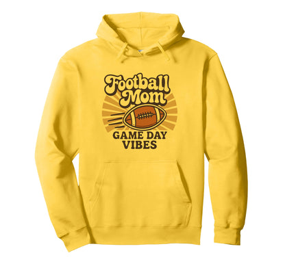 Football Mom Game Day Vibes High Hoodie - Streetwear Style Men Women - T-Shirt, Sweatshirt, Hoodie