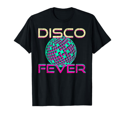Disco Fever Music Colorful 70S T-Shirt - Unique Graphic Men Women - T-Shirt, Sweatshirt, Hoodie