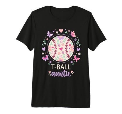 Funny T Ball Auntie Softball Ball T T-Shirt - Aesthetic Graphic Men Women - T-Shirt, Sweatshirt, Hoodie
