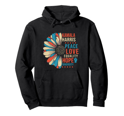 Peace Love Equality Hope Diversity Hoodie - Aesthetic Graphic Unisex - T-Shirt, Sweatshirt, Hoodie
