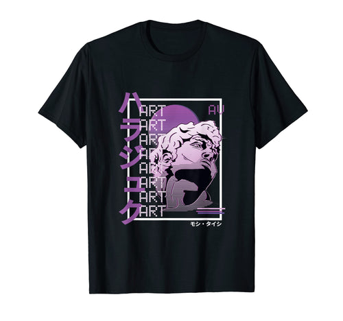 Vaporwave Statue Aesthetic Art Glitch T-Shirt - Streetwear Style Men Women - T-Shirt, Sweatshirt, Hoodie