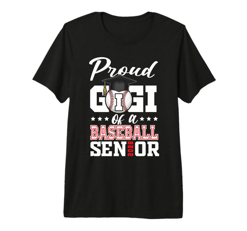 Proud Gigi Baseball Senior 2026 T-Shirt - Minimalist Print Men Women - T-Shirt, Sweatshirt, Hoodie