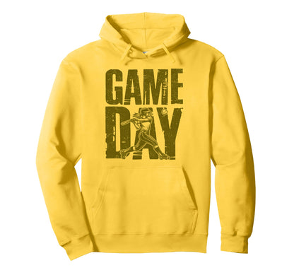 Game Day Softball Mom Softball Life Mom Hoodie - Streetwear Style Unisex - T-Shirt, Sweatshirt, Hoodie