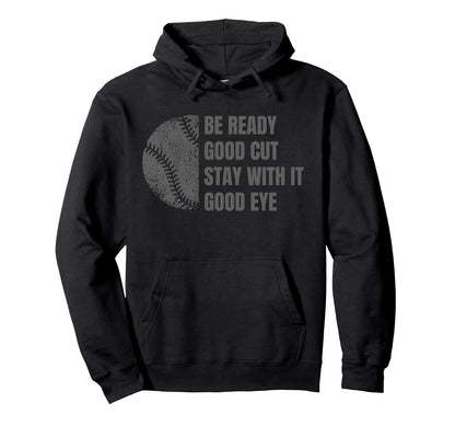 Baseball Funny Parent Good Cut Be Hoodie - Minimalist Print Men Women - T-Shirt, Sweatshirt, Hoodie