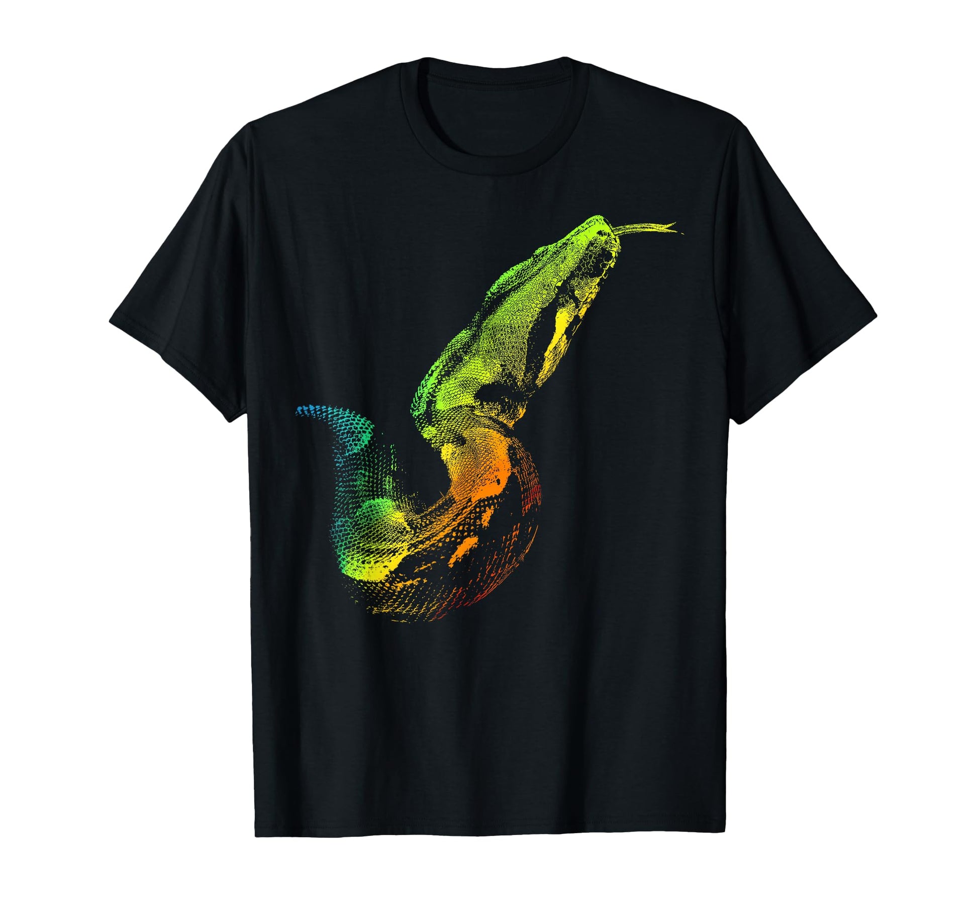 Boa Constrictor Colorful Rainbow T-Shirt - Novelty Apparel for Adults - T-Shirt, Sweatshirt, Hoodie
