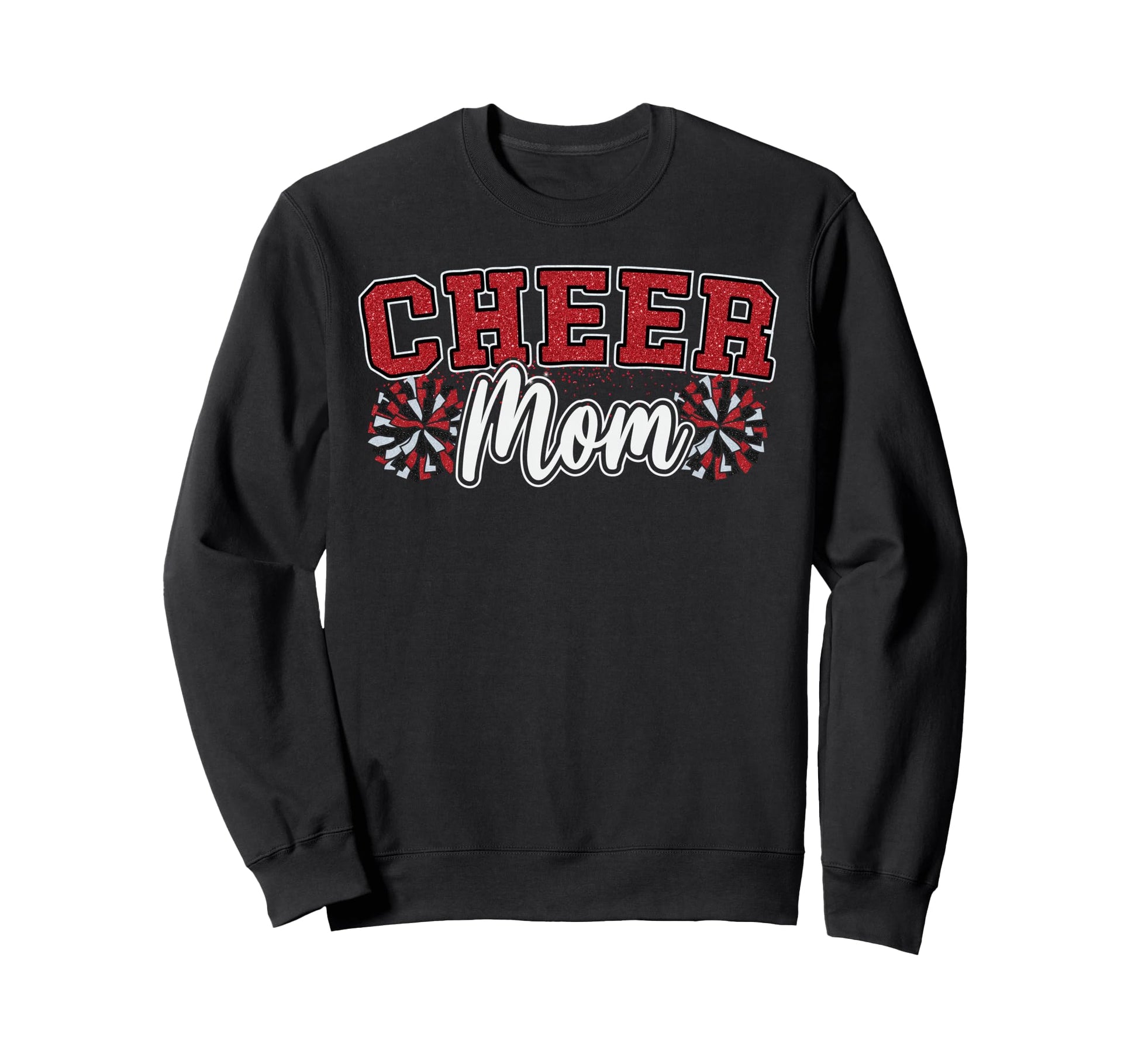 Funny Loud Proud Cheer Mom Mama Sweatshirt - Unique Graphic for Adults - T-Shirt, Sweatshirt, Hoodie