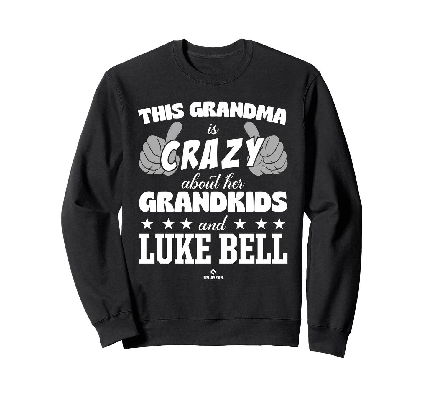 Grandma Crazy Luke Bell Prospect Sweatshirt - Minimalist Print for Adults - T-Shirt, Sweatshirt, Hoodie