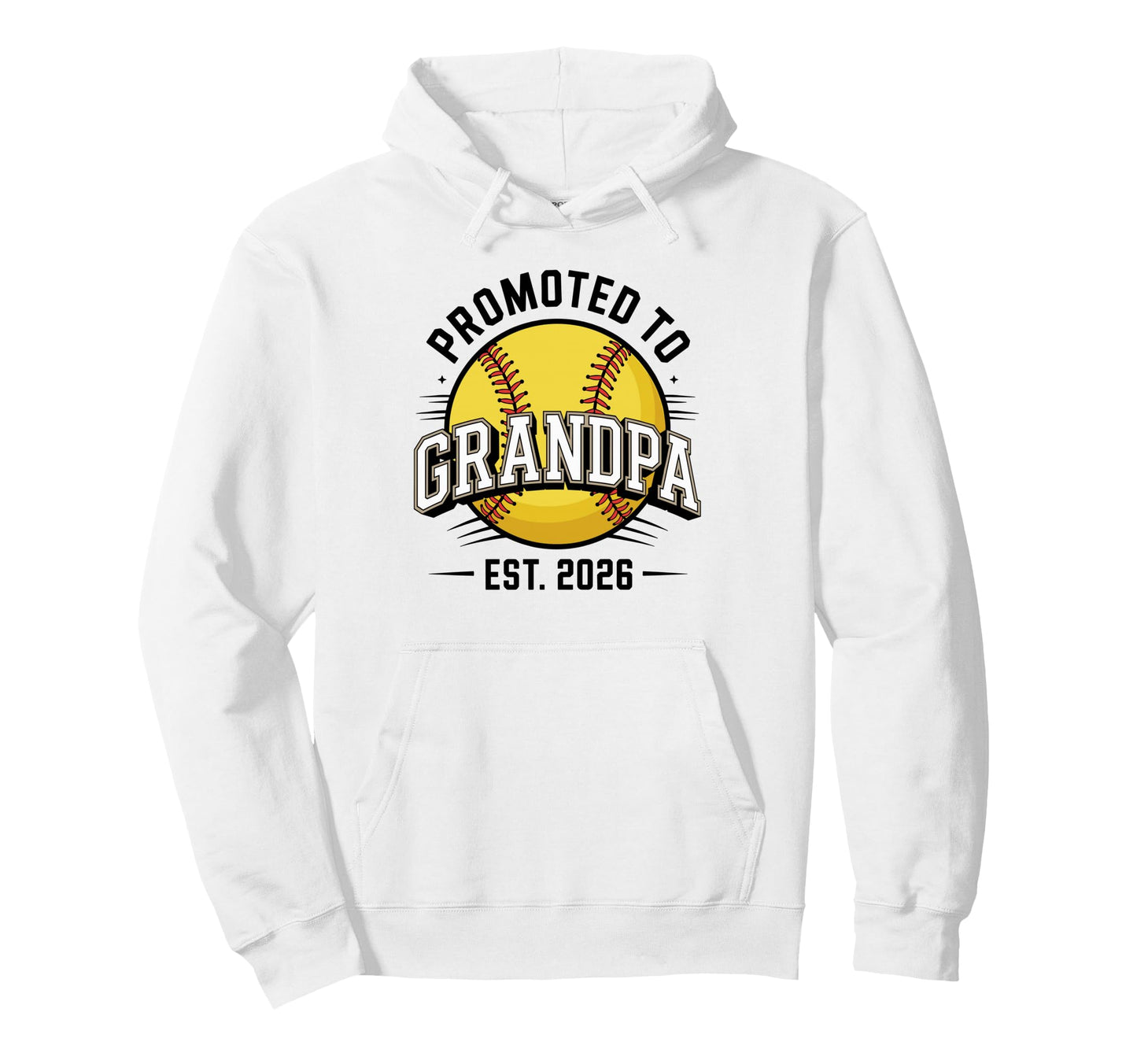 Promoted To Grandpa Est 2026 New Hoodie - Custom Art Print Men Women - T-Shirt, Sweatshirt, Hoodie