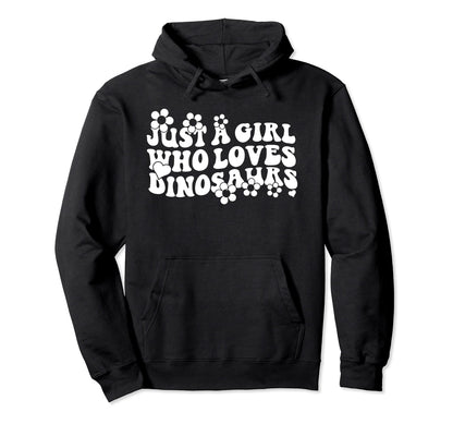 Groovy Boho Hippie Just Who Loves Dinosaurs Hoodie - Unique Graphic Unisex - T-Shirt, Sweatshirt, Hoodie