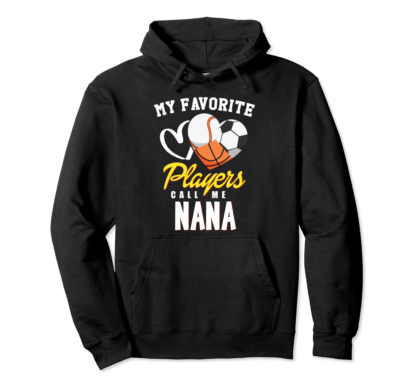My Favorite Players Baseball Soccer Hoodie - Trendy Graphic Unisex - T-Shirt, Sweatshirt, Hoodie