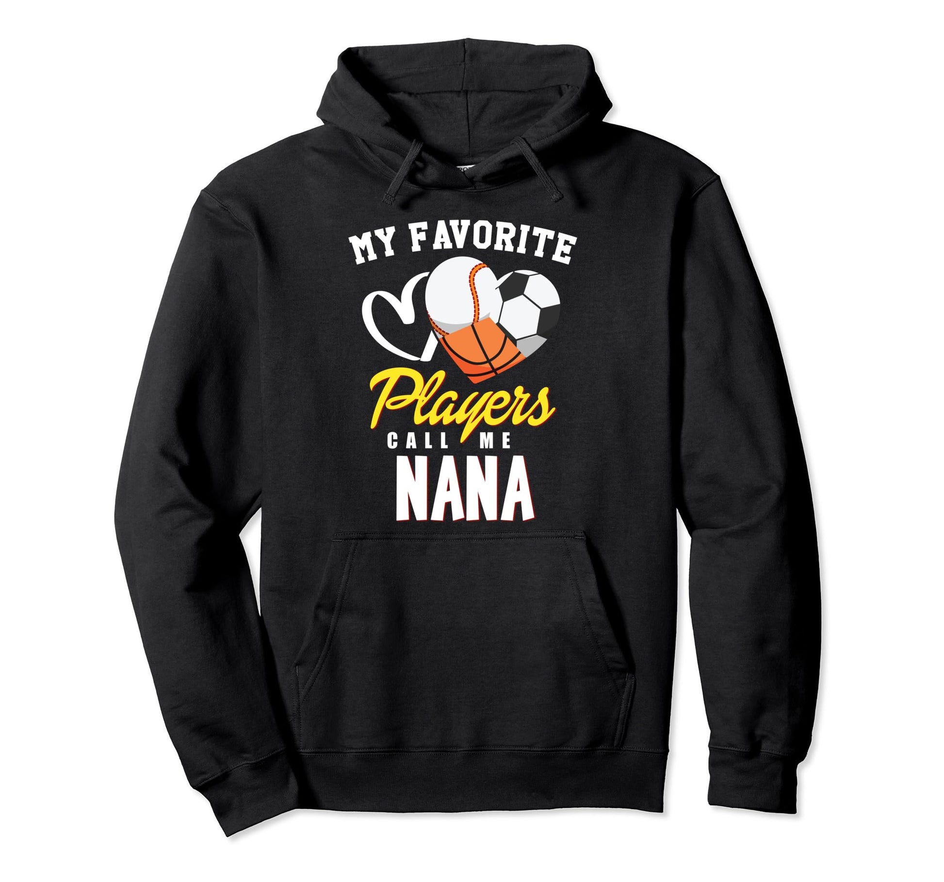 My Favorite Players Baseball Soccer Hoodie - Trendy Graphic Unisex - T-Shirt, Sweatshirt, Hoodie