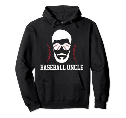 Baseball Uncle Beard Uncle Baseball Hoodie - Casual Everyday Wear Unisex - T-Shirt, Sweatshirt, Hoodie