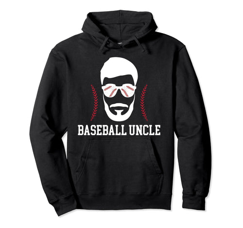 Baseball Uncle Beard Uncle Baseball Hoodie - Casual Everyday Wear Unisex - T-Shirt, Sweatshirt, Hoodie